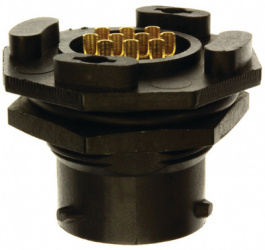 UTS712E10S, Panel Mount Socket UTS Hi Seal Poles=10 Female Housing size12, Souriau Esterline Sunbank