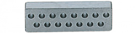 DC-43-15B, Ferrite core 15 pin 2.74 mm D-Sub 82 Ohm @ 100 MHz, Amidon
