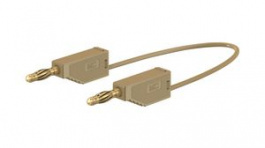 28.0073-15027, Измерительный провод; 60ВDC; 30ВAC; 32А; Дл: 1,5м; коричневый, Staubli (former Multi-Contact )