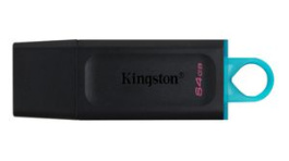 DTX/64GB-2P, USB Stick, 2 pcs, DataTraveler Exodia, 64GB, USB 3.1, Black/Blue, Kingston