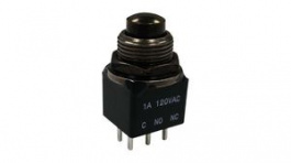 RND 210-00613, Sealed Pushbutton Switch, 2CO, ON-(ON), IP67, PCB Pins, RND Components