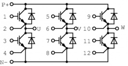 BSM 10GD 120DN2, IGBT module EconoPACK(tm)2 1200 V, Infineon