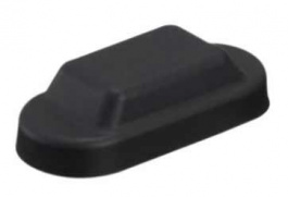HE9Z-D6B, Rubber Cap Black, IDEC