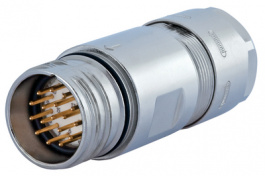 7.206.616.03D, Coupling connector, Poles=16&nbsp;&nbsp;Male, Cable Mount, Hummel