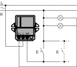 15.51.8.230.0400, Реле: импульсное; 230ВAC; Монтаж: для встроенного монтажа; IP20, FINDER