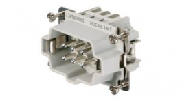 1745820000, Plug Insert, Size 3, 6 Poles, Tension Clamp, 500V, 24A, Weidmuller