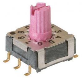 RND 210-00149, Rotary DIP switch BCD 3+3, RND Components