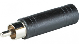 RND 205-00580, Mono Audio Adapter 1/4inch Mono Socket - RCA Plug, RND Connect