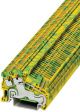 PTS 1,5/S-TWIN/1P-PE Terminal block yellow-green 0.14...1.5 mm2
