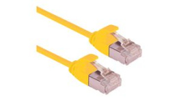 21.15.3326, Patch Cable, RJ45 Plug - RJ45 Plug, CAT6a, F/UTP, 3m, Yellow, SECOMP (Roline)