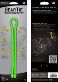 GEAR TIE 18-GREEN, Gear Tie 18" Green, Nite Ize