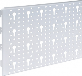11400-00004 [2 шт], Perforated steel plate, white, 800x200 mm PU=2 ST, Element System