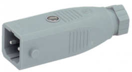 STAS 200, Разъем: прямоугольный; ST; вилка; "папа"; PIN:2; луженые; IP54; 16А, Hirschmann