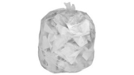 RND 600-00249 [100 шт], Wheelie Bin Liners 20kg, Clear, 762mm x 1.17m x 1.35m, Pack of 100 pieces, RND Components