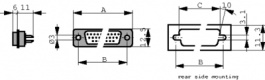 CHHDS15M01, D-Sub high-density connector 15P, Sweetary Industrial