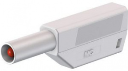 22.2658-29, Stackable Banana Plug \x1a4mm White 32A 1kV Gold-Plated, Staubli (former Multi-Contact )