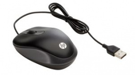 G1K28AA , Wired USB Mouse 1000dpi Black, HP