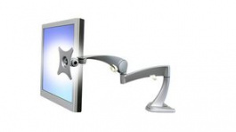 45-174-300, Desk Mount LCD Monitor Arm, 24", 100x100/75x75, 8.2kg, Silver, Ergotron
