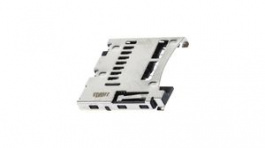 47334-0001, MicroSD Card Connector, Push / Push, 8 Poles, Molex