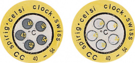 CELSI CLOCK CC 199/224 [10 шт], Термическая полоска 199...224 °C уп-ку=10 ST, Spirig