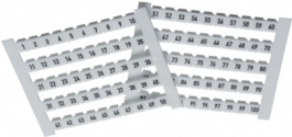 DEK 5 1...100, Universal Marker 5 mm Set 1...50, 51...100 white, Weidmuller