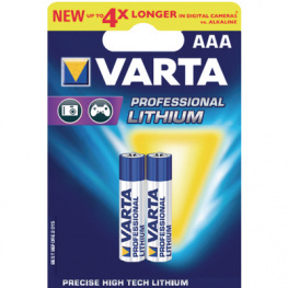 6103 PROFESIONAL LITHIUM 2P [2 шт], Primary Lithium-Battery 1.5 V, FR10G445, Varta