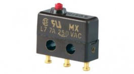 1SX1-T, Микропереключатель; без рычага; SPDT; 7A/250ВAC; OFF-(ON); 1, Honeywell