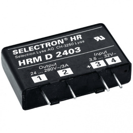 HRM D 2403, Solid state relay single phase 3...32 VDC 3 A, Selectron