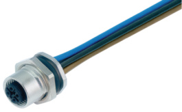 09 3442 679 05, Panel-mount socket, 713 series 5-pole M12, Binder