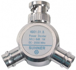 4901.01.B, BNC-Resistive Power Dividers 50 Ohm, Huber+Suhner