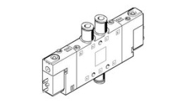 CPE14-M1BH-5J-QS-6, Solenoid Valve, 8bar, 24VDC, 5/2, QS-6, Festo