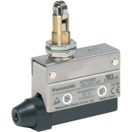AZ7312CEJ, Limit switch AZ7 10 A Plunger Limit switch, panel mount cross roller plunger 1 c, Panasonic