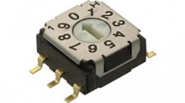 428542320811, Rotary DIP Switch Arrow-Shaped Slot 10-Pos Gull Wing, WURTH Elektronik