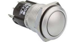 82-4571.1000, Pushbutton Switch 16mm Stainless Steel 240 VAC 3 A 1 Change-Over (CO), EAO