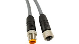 DR08AR124 SL358, Соединительный кабель; M12; PIN: 8; 5м; вилка; 36ВAC; 1,1А; -25?80°C, Alpha Wire