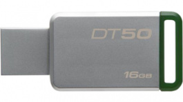 DT50/16GB, USB-Stick DataTraveler 50 16 GB grey / green, Kingston