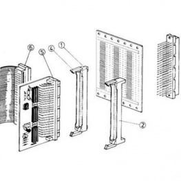 29090-002, Blank connector housing, Schroff