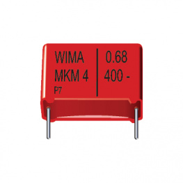 MKM 4 1.5 UF 250V 10% 22.5, Capacitor, radial 1.5 uF +-10% 250 VDC160 VAC, Wima