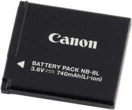 4267B001, Battery NB-8L, CANON