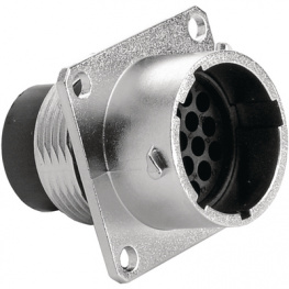 RT0014-19PNH, Square flange receptacle 19P, Amphenol