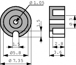 B65933-A-X22, PS7.35 x 3.6 N22, TDK-Epcos