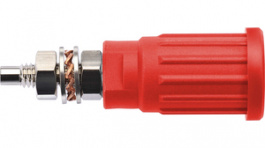 SEPB 6447 NI / RT, Laboratory socket diam. 4 mm Red CAT III, Schutzinger