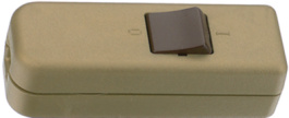 8006-010.01, Cord Intermediate Switch 1-Pole, 250 VAC, Gold, interBAR