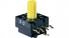 DRR 4016, Кодирующий переключатель; Пол: 16; PCB,THT; 100мОм; Шаг: 2,54мм, Knitter-switch