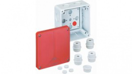 80670701, Junction Box 110 x 110 x 67mm Polystyrene IP65 Red, Spelsberg