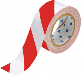 104318, Floor Marking Tape Red / White 50.8 mmx30 m, Brady