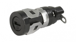 0031.1091, Гнездо; цилиндрические предохранители; 10А; на панель; -40?85°C, Schurter