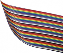 135-2801-020, Провод плоский 1,27мм; многопров; Cu; 20x28AWG; неэкранированный , Amphenol/Spectra-Strip