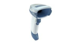 DS4608-HCBU2100AZW, Barcode Scanner, 1D Linear Code/2D Code, 0 ... 457 mm, RS232/USB, Cable, White, Zebra