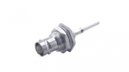 24 BNC-75-2-6/133 NE, RF Connector, BNC, Brass, Socket, Straight, 75Ohm, Crimp Terminal, Huber+Suhner